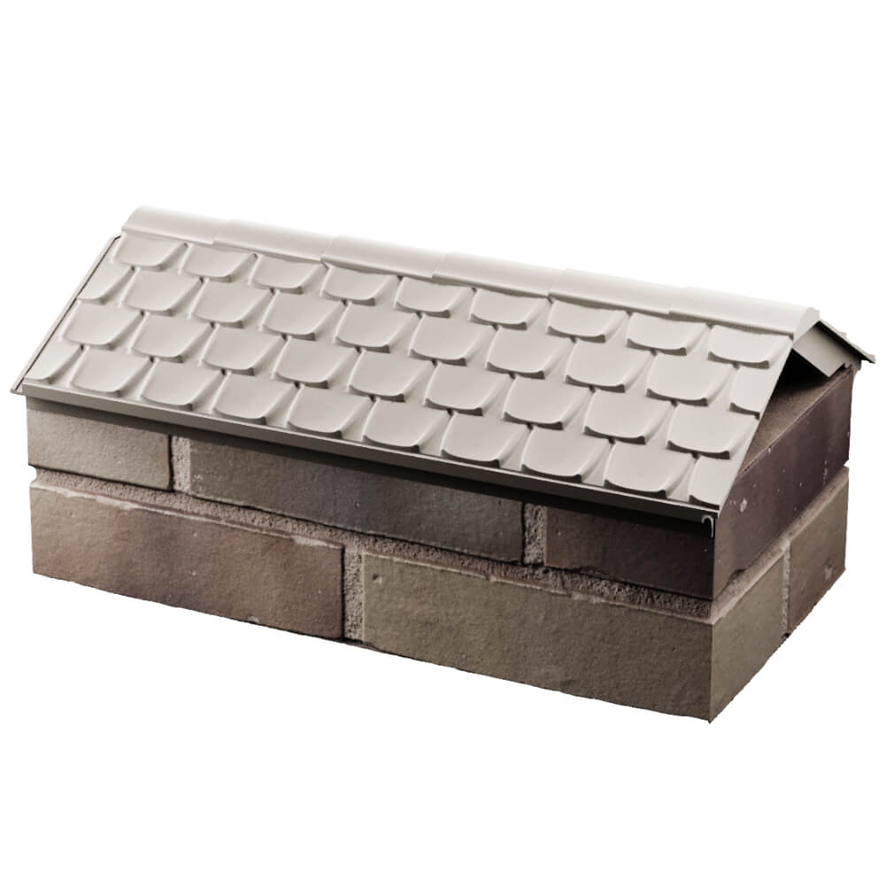 Парапет Zking Эльбрус Бежевый с посадкой на 1 кирпич (255мм) в Кирове фото