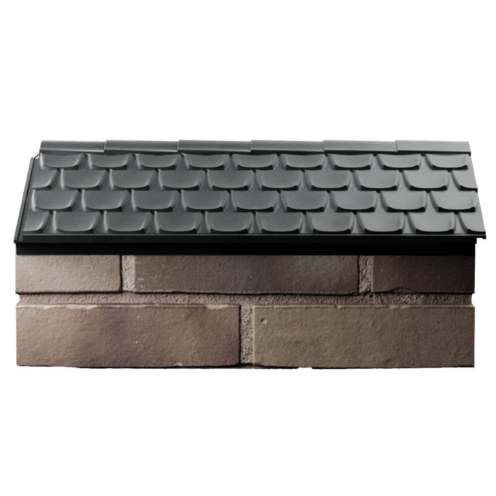 Парапет Zking Эльбрус Серый с посадкой на 1 кирпич (255мм) в Кирове фото