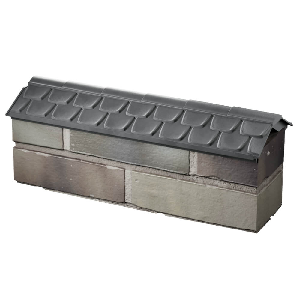 Парапет Zking Эльбрус Серый с посадкой на 0.5 кирпича (130мм) в Кирове фото