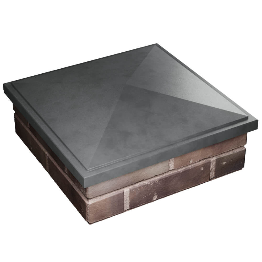 Колпак Zking БонаМоно Серый на столб 2х2 кирпича (515х515, 530х530мм) в Кирове фото