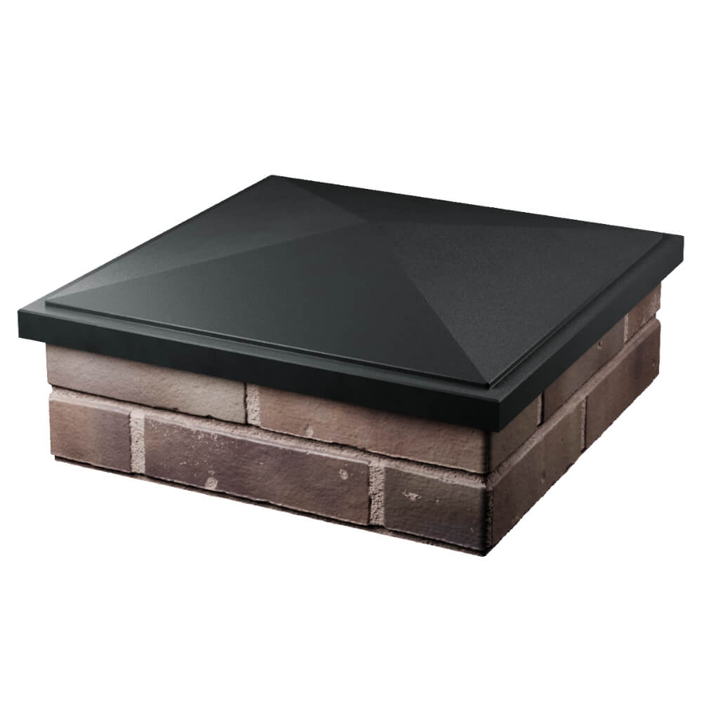 Колпак Zking БонаМоно Черный на столб 2х2 кирпича (515х515, 530х530мм) в Кирове фото