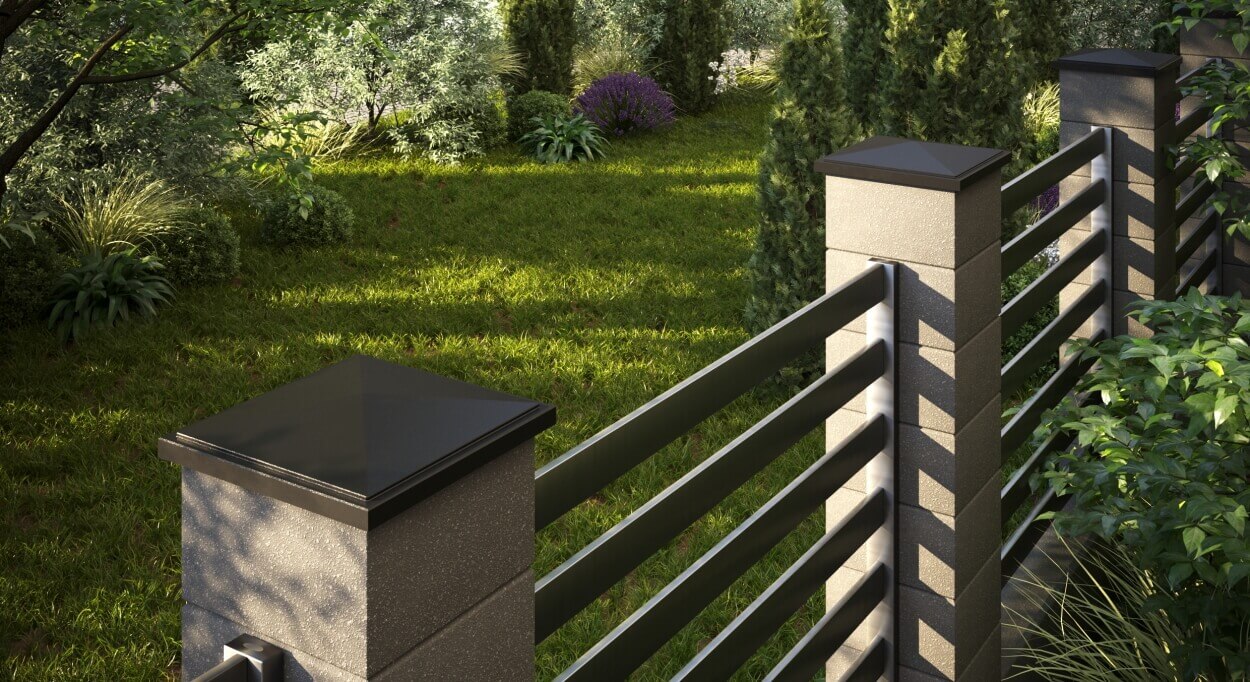 Колпак Zking БонаМоно Коричневый на столб 1.5х1.5 кирпича (385х385, 400х400мм) в Кирове фото