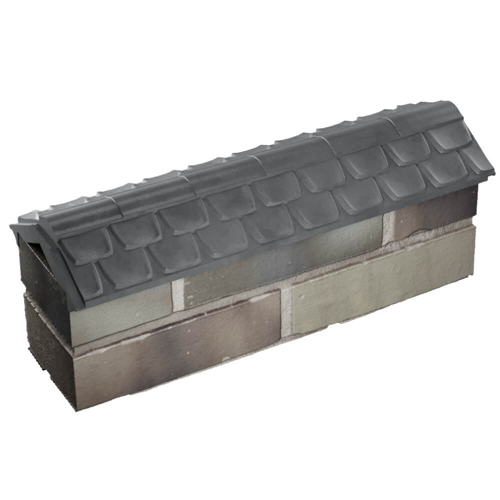 Парапет Zking Эльбрус Серый с посадкой на 0.5 кирпича (130мм) в Кирове фото