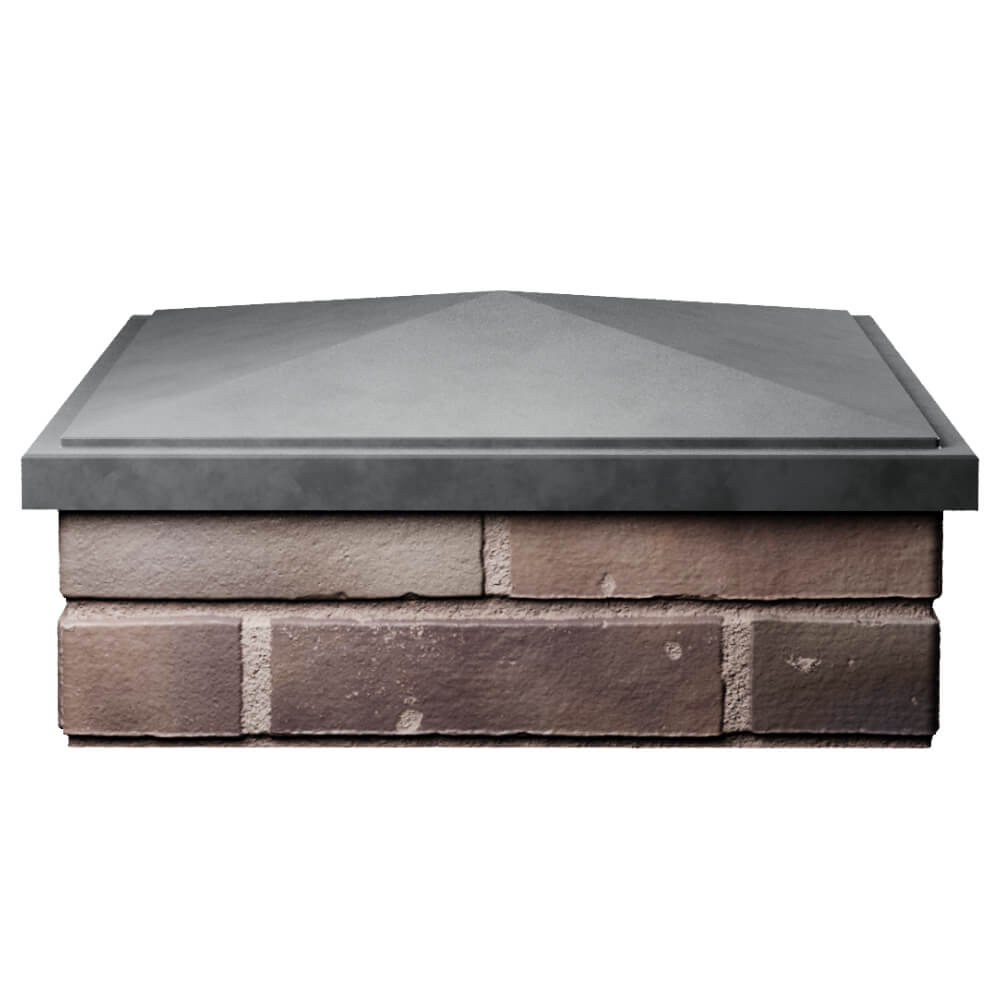 Колпак Zking БонаМоно Серый на столб 2х2 кирпича (515х515, 530х530мм) Киров фото