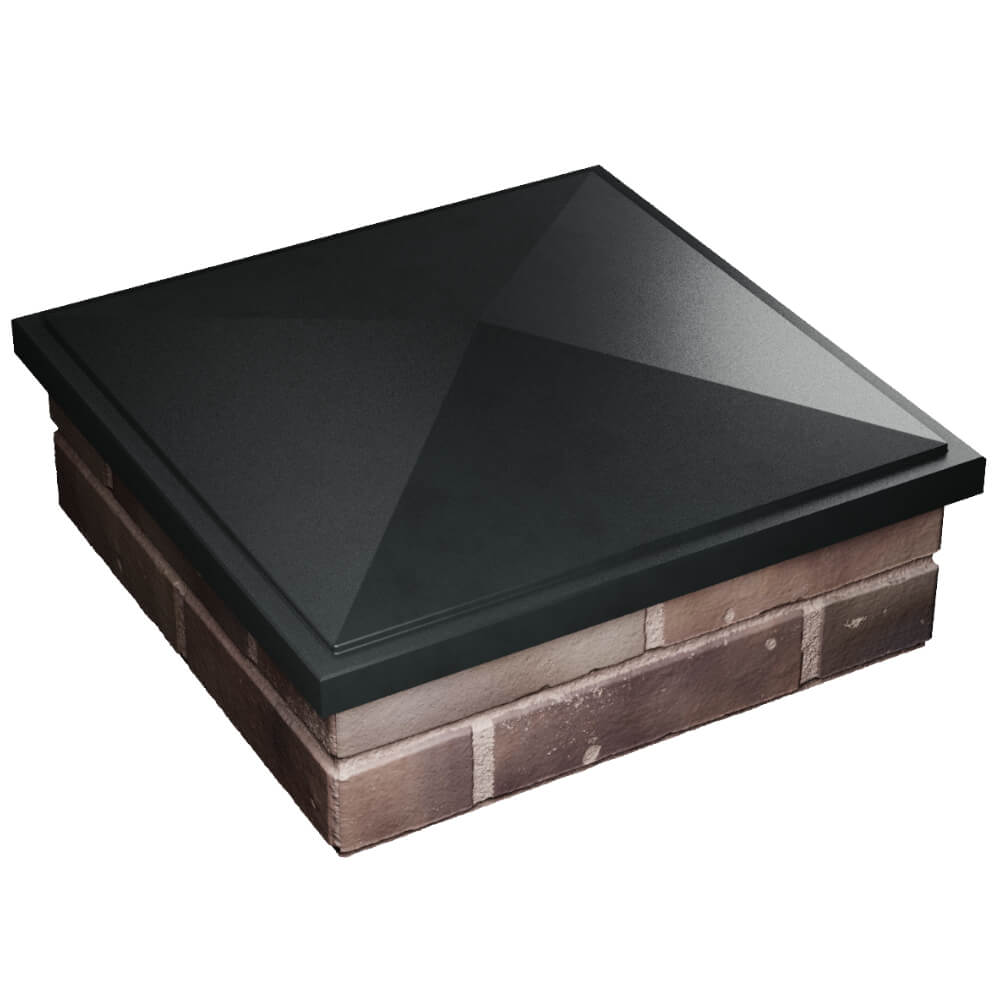 Колпак Zking БонаМоно Черный на столб 2х2 кирпича (515х515, 530х530мм) в Кирове фото